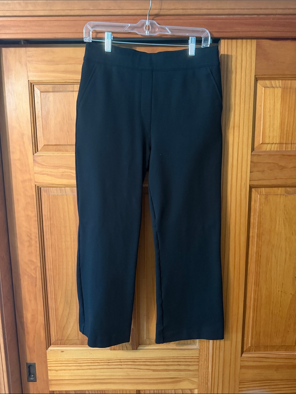 Spanx Women's Straight Leg Pull-On Pants - Black